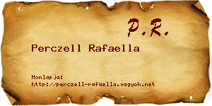 Perczell Rafaella névjegykártya
